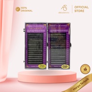 UNGU Nagaraku purple false eyelashes mink eyelash extension implant D curl D0.05/D0.10/D0.15