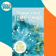 [100% Original Books] - Large Print Brain Games by Eric Saunders (UK edition, paperback)