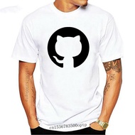 New Github men T-SHIRT for developer Programmer programming Hacker Geeks Github Logo Tops Tees Print