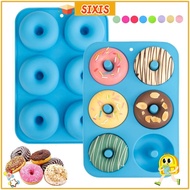 6 cavity Silicone Donut mould / Acuan Donat/Hari raya mould Food-grade Silicone Baking Mould DIY Cho
