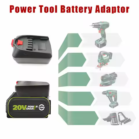 For Kress/Worx 20V 5PIN Li-Ion Battery Converter To For Bosch 18V PBA C Type Power Tool Battery Adap