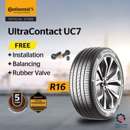 Continental UltraContact UC7 205/55R16 (with installation) Raya Promo