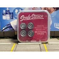 Diecast Scale Stance BBS RS II Super Concave Rims (non-rolling)