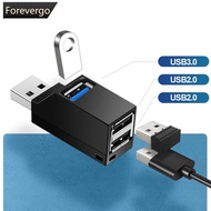 FOREVERGO USB 3.0 Hub Expander with 1 Port 3.0 & 2 Ports 2.0 Data Transfer & Charging Splitter Plug 