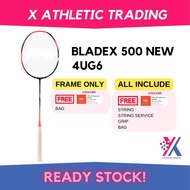 [100% ORI]BLADEX 500 New[Orange] SPEED BADMINTON RACKET 900new frame