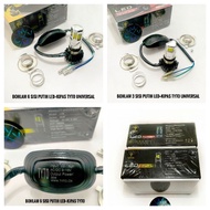 DC MATA TYTO 6-SIDED MOTORCYCLE LED LIGHTS 100% 3-SIDED/ AC DCOriginal + FAN BULB ORIGINAL TYTO LED 