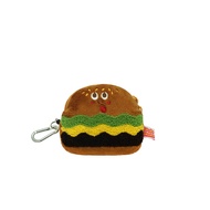 GLADEE新款有拉鍊漢堡造型悠遊卡收納零錢包