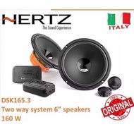 HERTZ DIECI DSK 165.3 160 WATT PEAK POWER 6.5” TWO WAY COMPONENTS SPEAKER SYSTEM