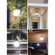 Balcony Waterproof Pavilion Garden Light Aisle Chandelier American Grape Stand European Hanging Corr