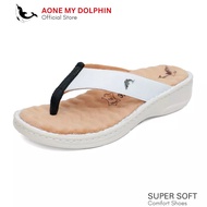 [Authentic] Aone My Dolphin-WD58/NO58 Slim Plus Sole Health Flip-Flops Help Relieve Bruises And Flat