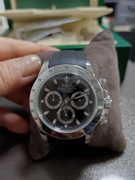Rolex Daytona 黑面橡膠錶帶