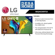 (FREE DELIVERY WITHIN KL/PJ) LG 98QNED89TSA  98'' 4K SMART QNED AI TV 98QNED89 / 89TSA / QNED89
