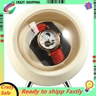 Watch Winder for Automatic Watches Watch Box Automatic Winder (Creamy-White)