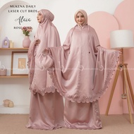 Silky Daily Laser Cut Bros 2in1 Adult Prayer Robe Alaia - Rose Gold 2024 Premium Cool Eid Latest Tra
