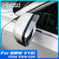 Hivotd Rearview Mirror Visor Rain Eyebrow Shield Auto Exterior Protection Accessories Sun Shade For 