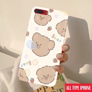 HP [H106] Case iphone 6+/ 7+/ 8+ Casing & Protective Cover Bear Motif Mattehp For All Types of Mobil