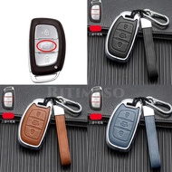 Vỏ Bọc Chìa Khóa Từ Xa Xe Hơi Bằng Hợp Kim Cho Hyundai Tucson Sonata Santa Fe Elantra Accent Solaris