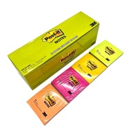 3M POST-IT กระดาษโน้ต โพสต์-อิท 654-24 3x3 นิ้ว คละสี 24 เล่ม แพ็คสุดคุ้ม