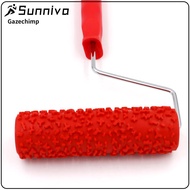7 Inch Embossing Paint Roller Painting Brush With Handle