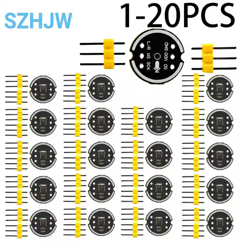 1-20PCS MH-ET LIVE INMP441 I2S Digital Microphone Module Omnidirectional MEMS Mic Low Noise High Pre