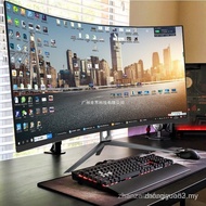 32 Inch Curved Desktop Computer 27 LCD 165 Fish Screen 34 Monitor 144HZ Gaming 2K Game 24