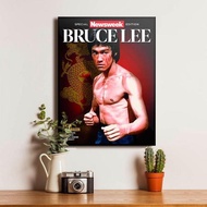New Bruce Lee Wall Decoration Book Cover Kungfu Decoration Gift Painting