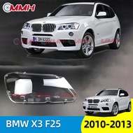 For BMW X3 F25 0 11 12 13 เลนส์ไฟหน้า ฝาครอบไฟหน้า ไฟหน้ารถยนต์ ไฟหน้าสําหรับ ฝาครอบไฟหน้าตรงรุ่น ฝา