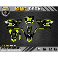 DECAL YZ NEW 85 DECAL YZ STRIPING YZ STICKER YZ NEW 85 14
