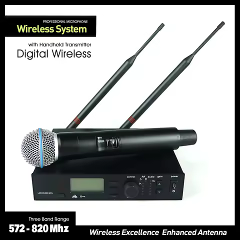 ULXD4 Wireless Microphone Ultra Antenna Digital Audio System with BETA58A Handheld Transmitter For S