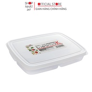 Hộp đựng thực phẩm 4 ngăn Nakaya chia thực phẩm sử dụng ngăn đông Nhật Bản