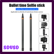 SDVSD 290cm 3m คาร์บอนไฟเบอร์ที่มองไม่เห็น Extended Edition Selfie Stick สําหรับ insta360 x3 / one x2 / one rs อุปกรณ์เสริมสําหรับ gopro insta VSDVS