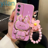 Casing Oppo A3 Pro 5G A3X 5G/ A3 A38 A18 A58 A60 A79 5G Phone Case TPU 3D Rabbit Cosmetic Makeup Mir