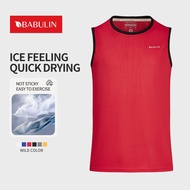BABULIN Summer Dry Fit Tank Top Pambansang Damit Pang-ehersisyo Lalaki at Babae Magaan at Mabilis Ma