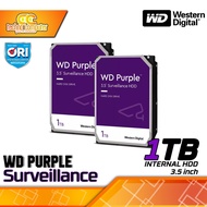 WD PURPLE CCTV INTERNAL HARDISK Surveillance 3.5inch SATA 6Gb/s 1TB [WD10PURZ]