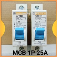 MCB 1P 25A SZC45a mcb 1phase c25 original SZMR