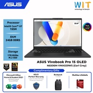 Asus Vivobook Pro 15 OLED N6506M-VMA029WS 2024 (Intel Core Ultra 7 155H/24GB RAM/1TB SSD /RTX4060 8GB/15.6" 3K OLED/Office/W11/2 Yrs)