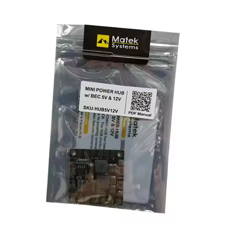 Matek Mini Power Hub Power Distribution Board PDB with BEC 5V&12V For F3 F4 F7 CC3D Flight control F