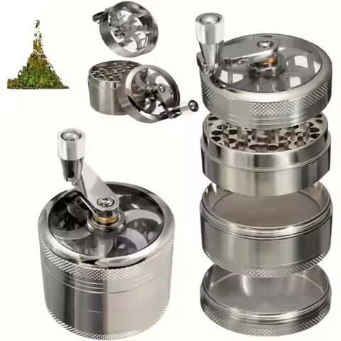 Spice Grinder Hard Spices Metal Dry Crusher Grinder for Nutmeg, Ginger, Rock Salt and Peppercorns Ha