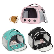 YU Portable Breathable Pet for Carrier Transparent Small Animal for Carrier Bag Travel Cage for  Bun