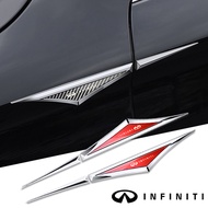 2pcs alloy car stickers car accsesories accessory for Infiniti performance line ipl q50 q60 q70 g37 