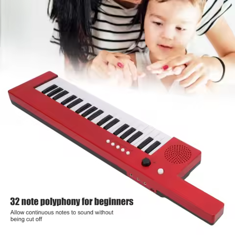 37 Key Keyboard Piano Portable Guitar Electronic Organ Mini Keytar Education Musical InstrumentBF-37