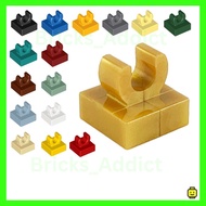 LEGO PARTS (GENUINE) 15712 Tile, Modified 1x1 with Open O Clip (Assorted Colours) 44842