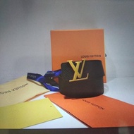 Louis Vuitton Black/Red Belt Tali Pinggang Original