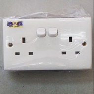 13A x 2 Gang Switch Socket Outlet