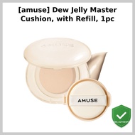 [amuse] Dew Jelly Master Cushion, with Refill, 1pc / Korean Cushion Foundation / Flawless Finish by 