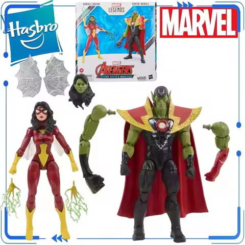Genuine Hasbro Marvel Legends Skrull Queen Super-Skrull 2pc Set 6 Inch Desktop Decor Marvel Hobby En