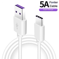 [5A FAST] Samsung Galaxy A22 A32 A12 A42 A52 A72 5G A70 A70s F62 M62 M31s USB Type-C Cable 100cm Durable Super Quick Charging Line Cord usb C Fast Wire Cable