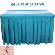 4 feet to 8 feet Katrina US Tablecloth & Table full Skirt Covers Pleated Buffet Table For all events