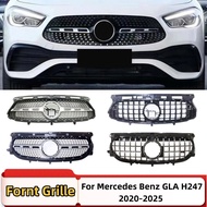 For Mercedes Benz GLA X156 H247 2020-2025 GT Stars Style Inlet Mesh Styling Front Bumper Mask Grille