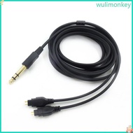 WU Replacement Cable Line Compatible for  HD580 HD600 HD650 HD660S Headphones 6 5mm Jack  Lead Acces